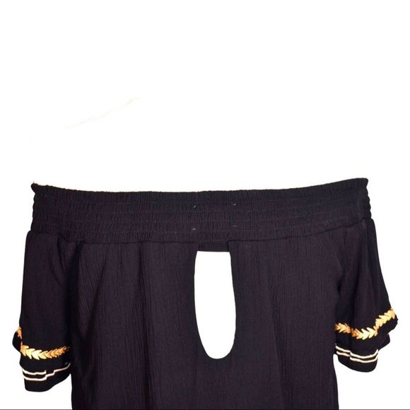 Anthropologie Boho Peasant Off The Shoulder Top - Picture 10 of 10